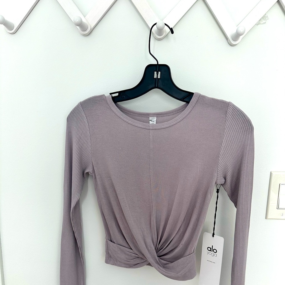 Gym wear top from Alo Yoga.